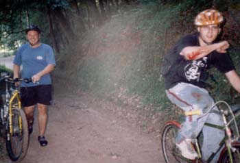 Chris and Jay at the 2003 Clunker Classic