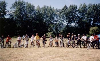 Racers prepare for the 2003 Clunker Classic