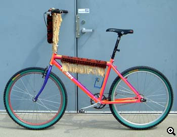 Wade Frerichs's Clown Bike fixed gear with high-rise handlebars